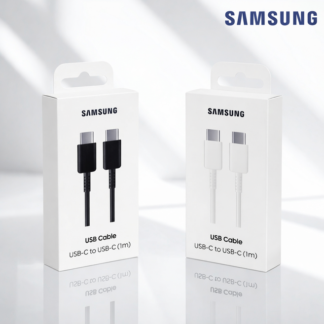 삼성전자 45W CtoC 충전 케이블 C타입, 블랙, 1개, 1m