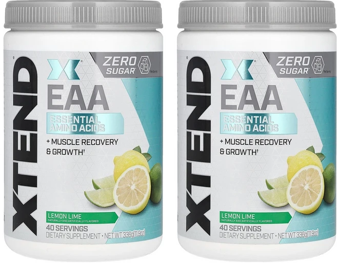엑스텐드 EAA 에센셜 아미노산 파우더 레몬 라임 맛, 336g, 2개 - 쿠팡