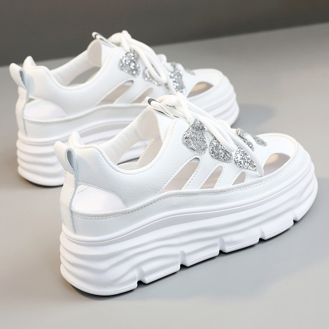 셀럽당 여성화 키높이 7cm 여름 스포츠샌들 220-260mm U0330-KR