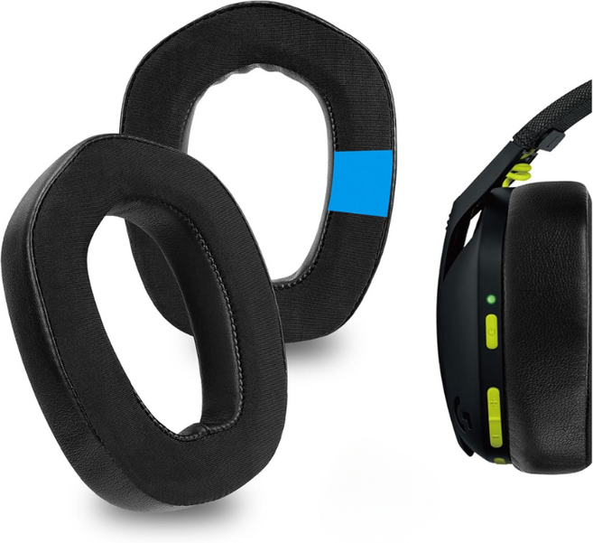 Logitech G435 G335 헤드폰용 컴포트 메시 패브릭 교체 커버 이어 패드 헤드폰 커버 헤드밴드 수리 부품 귀마개 이어패드 이어폰폼팁 쿠션 헤드셋커버 헤드셋커버교체, 2개, 헤드폰 액세서리, 젤에서 느껴지는 시원한 느낌