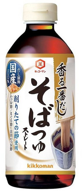 Kikkoman 킷코만 향기로운 이치방 다시 소바쯔유 500ml 3개입, 1L, 3개