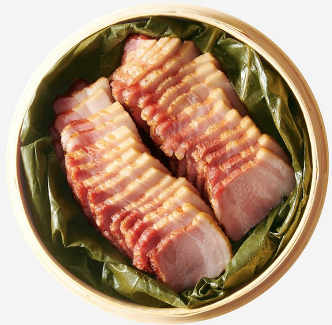 이목원 훈제 연잎삼겹 삼겹살, 7개, 400g