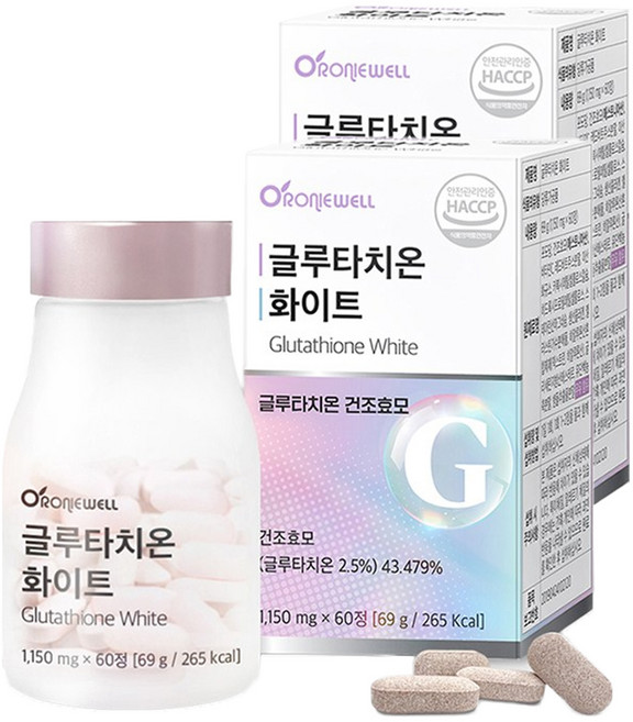 로니웰 글루타치온 화이트, 60정, 2개