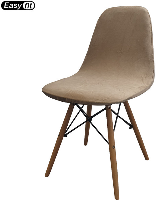 에펠 식탁 의자 커버 리폼 덮개 천갈이 이지핏 커버, 벨벳/03.베이지, 1개