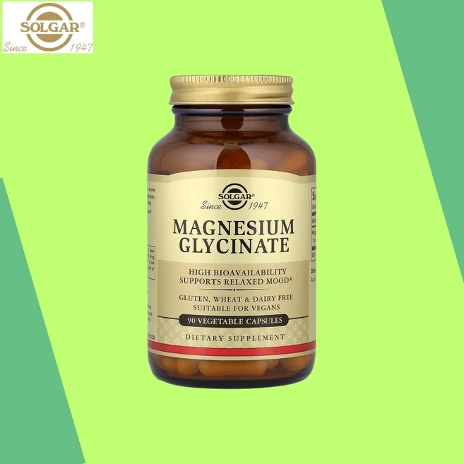 솔가 마그네슘 Magnesium 글리시네이트 식물성 캡슐 90정 1병, 1개 - 쿠팡