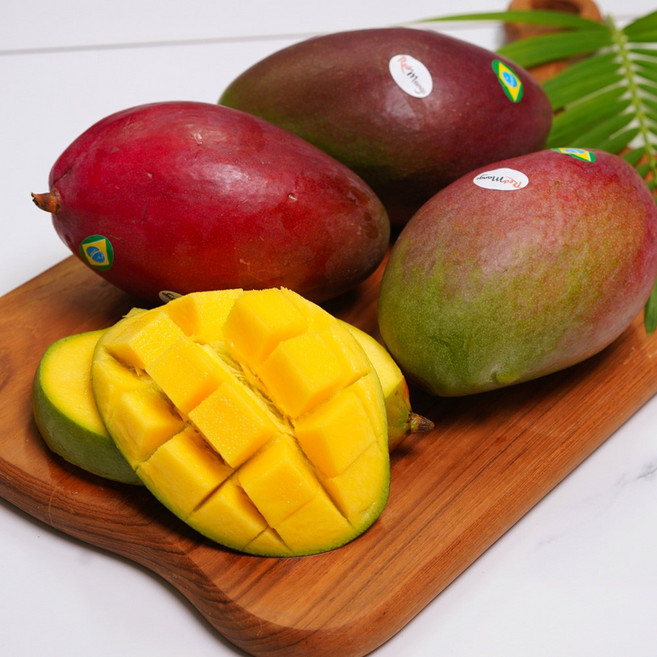 팜플러스 프리미엄 애플망고 1박스 선물용, 4kg(7개~10개입), 1개