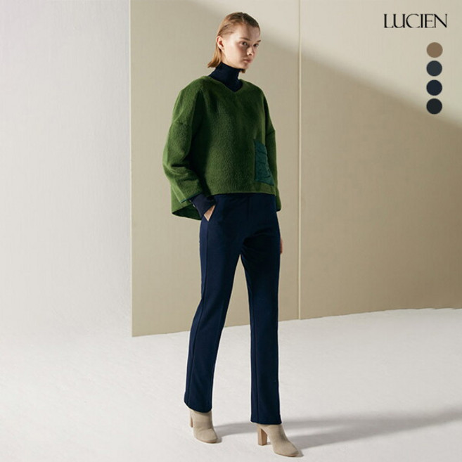 [루시앙] [정가: 58 000/특가] 세미핏 히든밴딩 기모팬츠 2종 세트