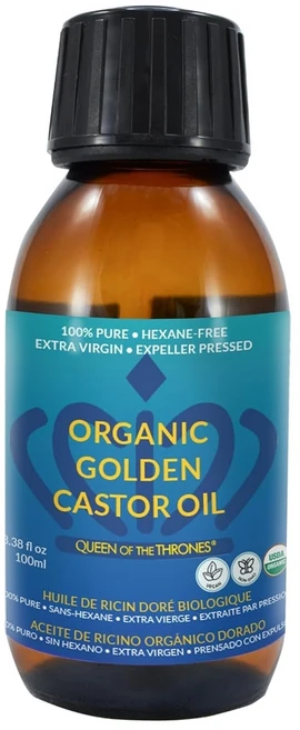 퀸오브드론 엑스트라버진 피마자 캐스터 오일, 1개, 100ml - 쿠팡