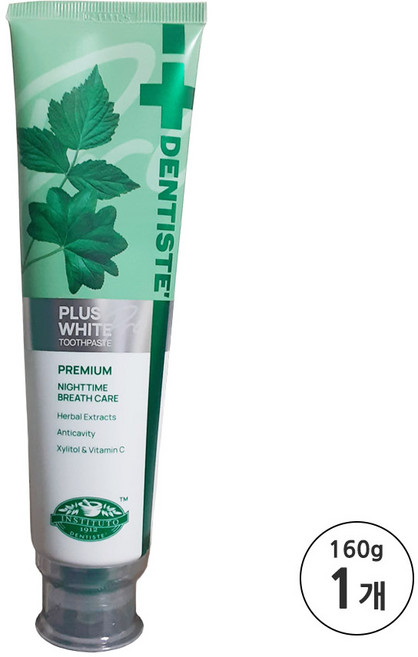 덴티스테 플러스화이트 치약, 160g, 1개