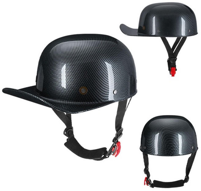 야외 안전 헬멧 보호 안전 motociclistas 경량 하프 페이스 여름 모자 캐스크 스쿠터 크루저 승마 야구 모자, 팡 탄 시안, l, 1개