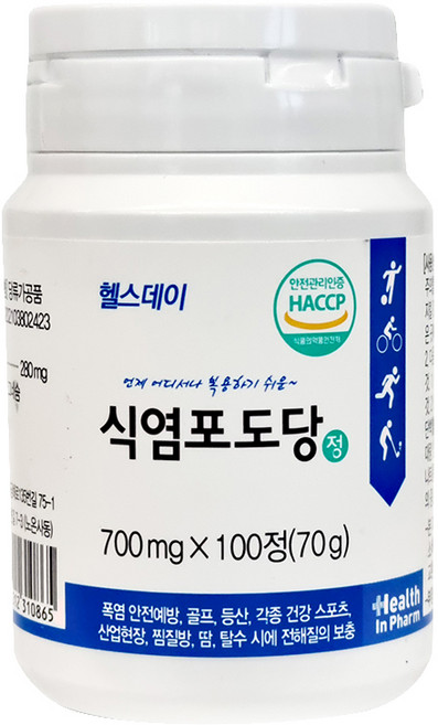 대일제약 폭염주의 식염포도당 100정, 1개