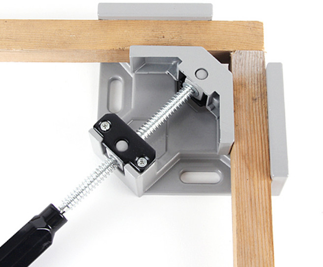 목공클램프 앵글 클램프 / 목공공구 목공구 목공 클램프 바이스 파이프클램프 고정클램프 퀵클램프 코너클램프 직각클램프 용접클램프 퀵그립 탁상바이스 만력기 CLAMP, 1개