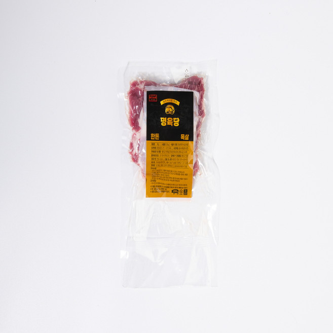 명육당 국내산 한돈 돼지고기 솔트에이징 목살 200g, 1개