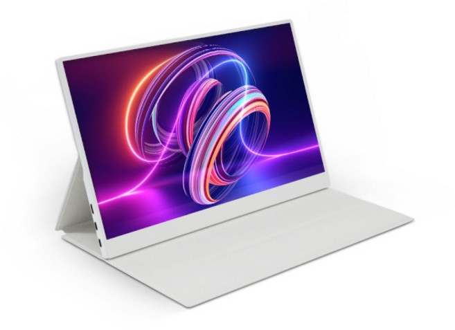 (카멜) 프리즘 화이트 FHD 포터블 휴대용 모니터 CPM1530IW, 39cm