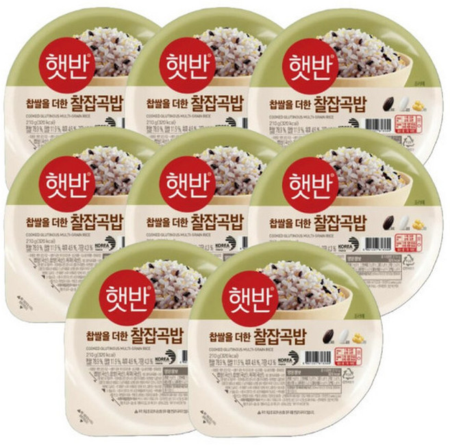 매일 찰잡곡밥 210g 8개