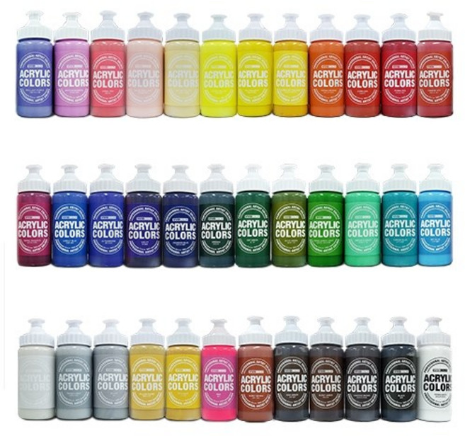 종이나라 비비드 아크릴컬러 36색 낱색, 프러시안 블루, 220ml