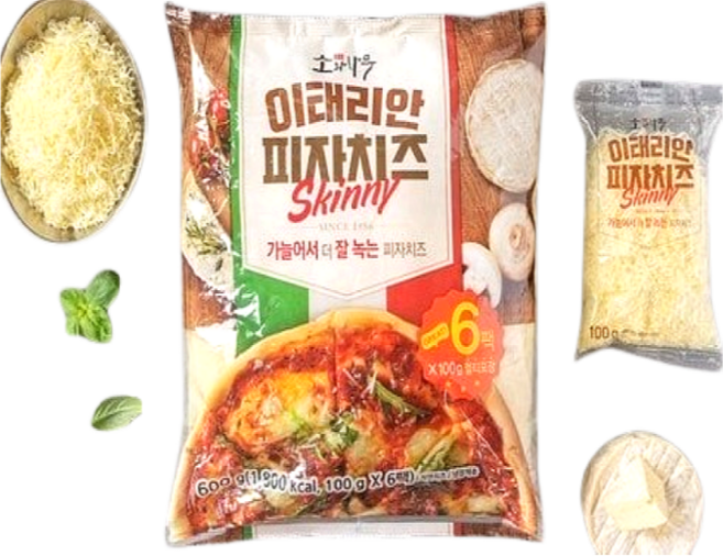 동원 소와나무 이태리안 피자치즈 스키니 100g x 6팩, 6개