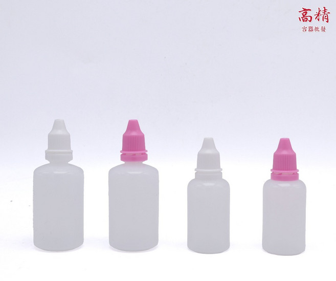 眼藥水瓶 分裝瓶 塑膠瓶 軟瓶, 1個, 白蓋 + 半透瓶身,50ml
