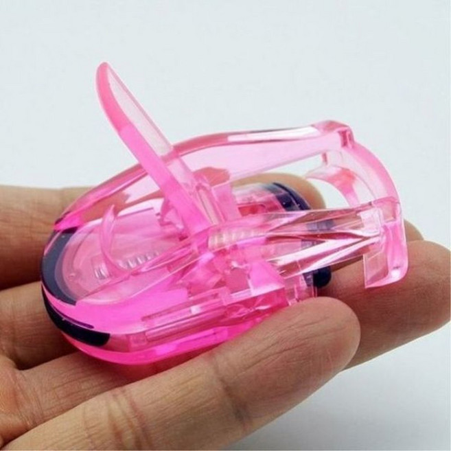 OF95M855강화 스프링 속눈썹 아이 뷰러 디자인 핑크색