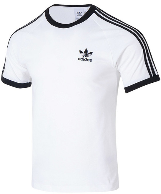 아디다스 남성 3-스트라이프 티 스포츠 반소매 티셔츠 KB2460