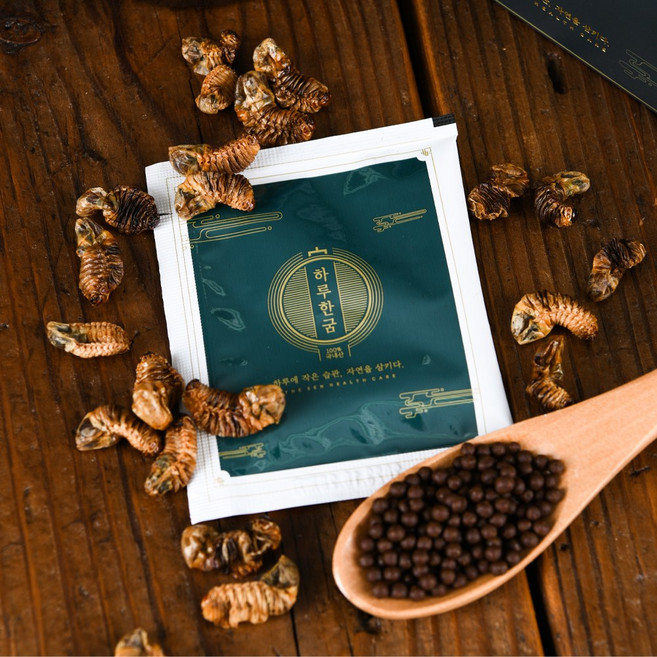 굼벵이환 국내산 효능 100% 프리미엄 하루한굼 3.5g 개별포장, 60개