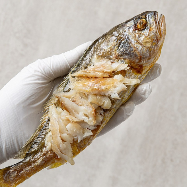 찐보리굴비 비늘 내장 깔끔제거 부세 명절선물세트 굴비 3마리 개별포장, 1세트, 110g내외 9마리