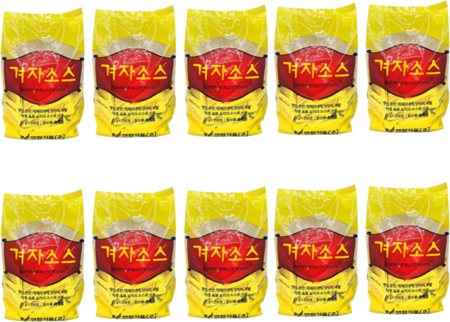 [박스] 일회용 연합 겨자소스( 3gX200포)X 10개 겨자냉채소스 머스타드, 6kg, 1박스