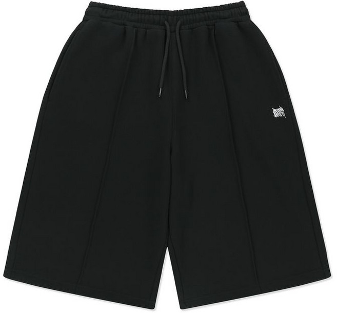 브라운브레스 TAG TUCK 스웨트 숏 - 블랙