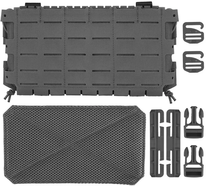 전술 ARC Chest Rig V3 어깨 스트랩 5.56 양측 퀵 릴리스 슬라이드 Molle 플랫폼 사냥 조끼가있는 트리플, 11 VE-77-ACC-03 WG