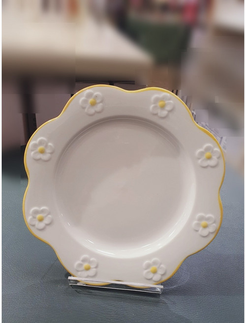 모던하우스 프림로즈 양각 형태접시 D20 CA3025013, 1개, 사진참조