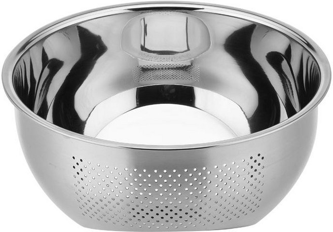 쥬띠크 라이스 워시 스텐304 큰사이즈 26cm 쌀씻는볼, 1개, 스텐S