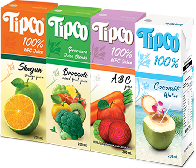팁코 쇼군오렌지 6p + 브로콜리 6P + ABC 6P + 코코넛워터 6P, 24개, 200ml