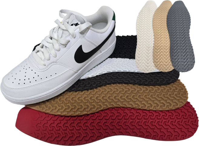 국산 운동화 스니커즈 셀프 밑창 컬러아웃솔 DIY 밑창 수선/포크 무늬 밑창보강