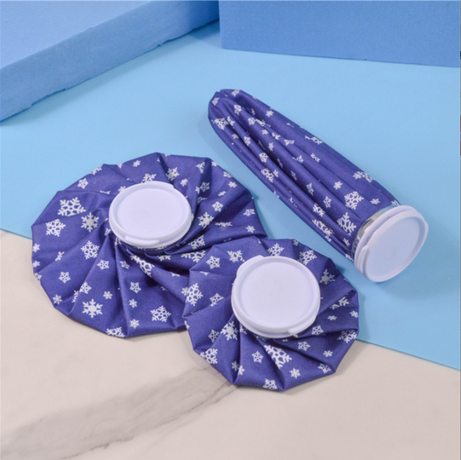 골프 낚시용 야외 얼음주머니 아이스팩 온찜질겸용(2P), 9인치, 블루 스노우