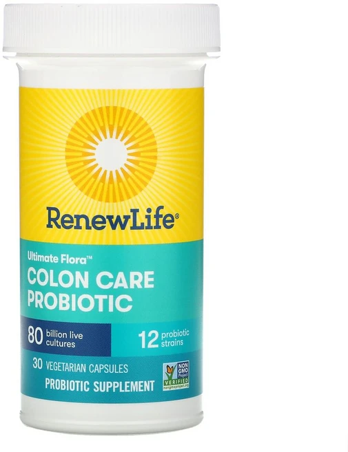 RenewLife Ultimate Flora 장 케어 프로바이오틱 800억 활성 배양균 30정, 800억 활성 배양균 30정 1병 - 쿠팡