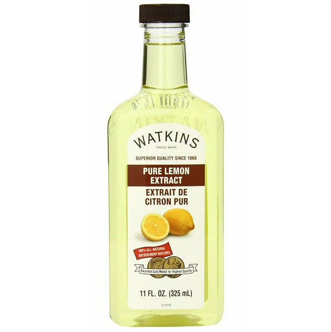 Watkins Pure Lemon Extract 왓킨스 퓨어 레몬 추출물 11oz(325ml), 325ml, 1개
