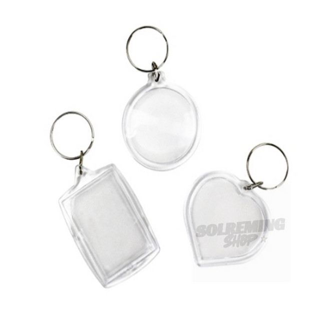 솔레밍 사진홀더 키링 사진넣는키링, 원형, 1개, 상세페이지 참조