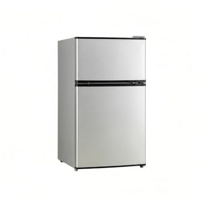 위니아 일반 소형냉장고 WWRB091HEMCSO 2도어 87리터, WWRB091HEMCSO(A), 실버(sv)