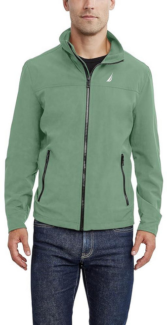 Nautica 남성용 방수 방풍 골프 하이킹 여행 캐주얼 윈드브레이커 재킷 메리골드 XL 매리골드. XL129825