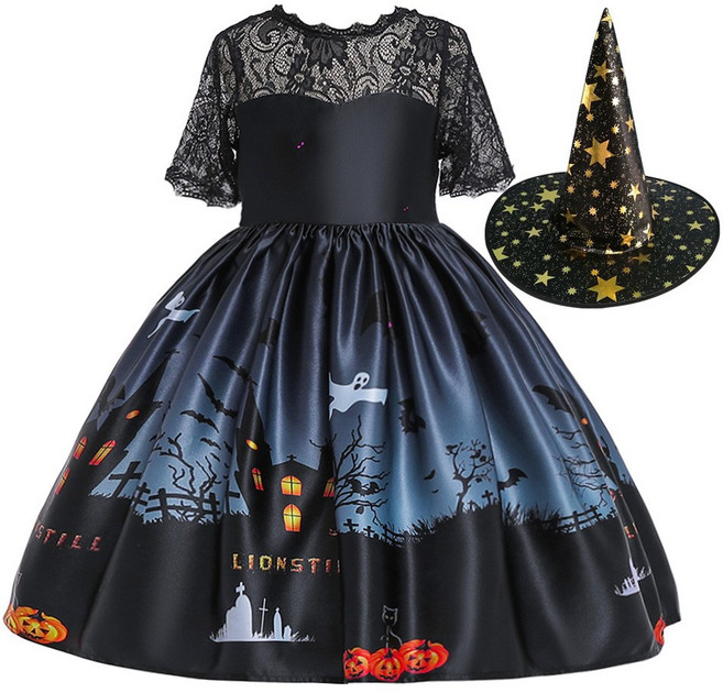 키즈목마 kID'S HORSE 여아 원피스 드레스 마녀드레스