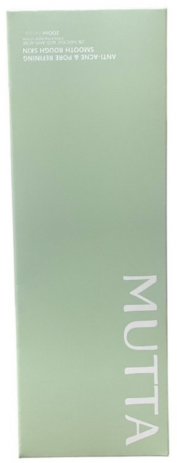 MUTTA 2%水楊酸抗痘拋光身體乳, 1個, 2%水楊酸抗痘拋光身體乳（200ml)