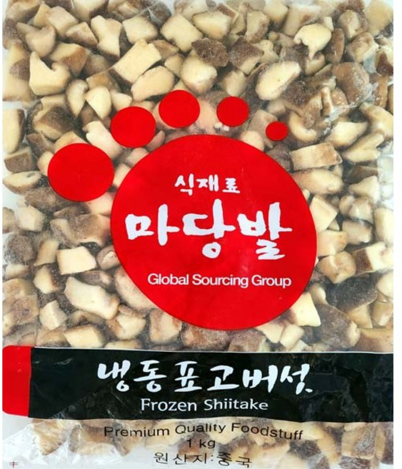 마당발 냉동 표고버섯(다이스), 1개, 1kg