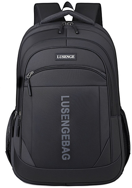 大容量休閒雙肩包男士簡約旅遊電腦揹包潮流初高中學生書包