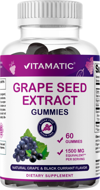 비타매틱 포도씨 추출물 구미 - 60 구미, 1개, 60회분