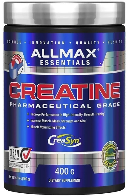 올맥스 뉴트리션 크레아틴 모노하이드레이트 400g 영양제 ALLMAX Nutrition, 1개 - 쿠팡