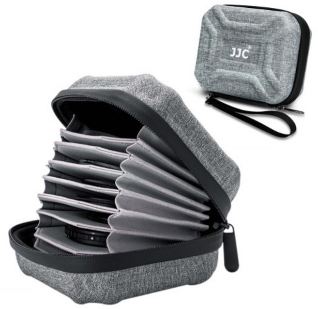 JJC 렌즈 필터 케이스 카메라 필터 파우치 10매 수납, FP-K10