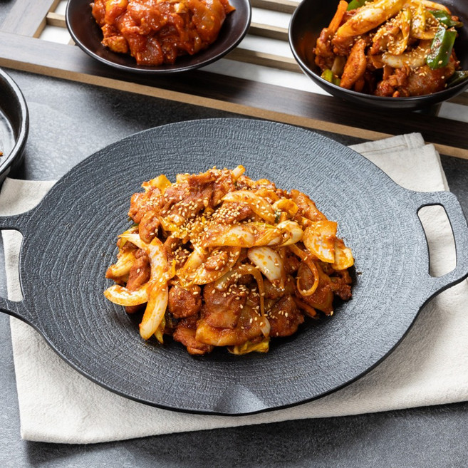 20년 매콤 닭갈비 브라질 순살 캠핑 양념 닭갈비 택배 750g, 1개