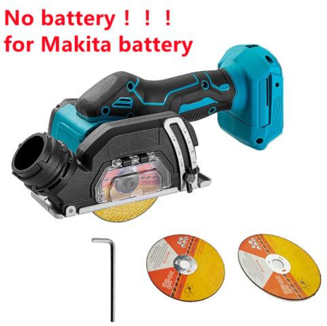 각도 절단기 가정용 앵글 그라인더 무선 미니 3 인치 슬라이딩각도절단기 단각도절기 고속절단기 목공각도절단기 카타기 목공절단기 철제컷터기, 1)No battery