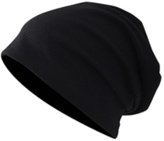 기모 롱비니 빅사이즈 무지 와플패턴 겨울 방한 러닝모자