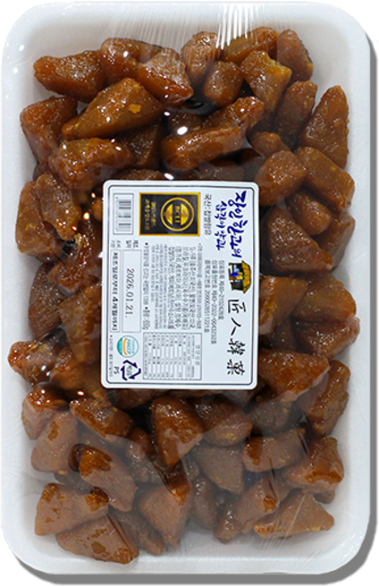 [25년전통] 의정부 장인한과 삼각이약과 [다미당], 2개, 650g